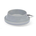 K&H Pet Products Pet Thermal Bowl Gray 10.5" x 10.5" x 3"-Dog-K&H Pet Products-PetPhenom