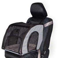 K&H Pet Products Pet Travel Safety Carrier Large Gray 29.5" x 22" x 25.5"-Dog-K&H Pet Products-PetPhenom