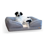 K&H Pet Products Pillow-Top Orthopedic Lounger Sofa Pet Bed Large Gray 28" x 36" x 9.5"-Dog-K&H Pet Products-PetPhenom