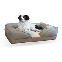 K&H Pet Products Pillow-Top Orthopedic Pet Lounger Large Tan 28" x 36" x 9.5"-Dog-K&H Pet Products-PetPhenom