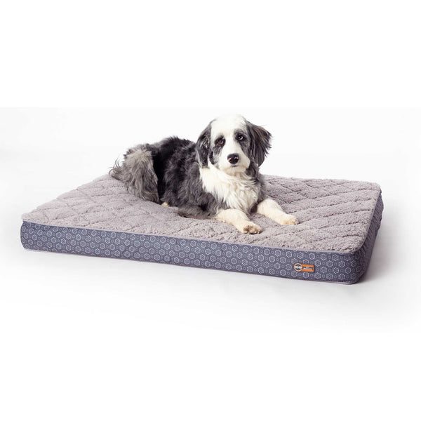 K&H Pet Products Quilt-Top Superior Orthopedic Pet Bed Large Gray 35" x 46" x 4"-Dog-K&H Pet Products-PetPhenom