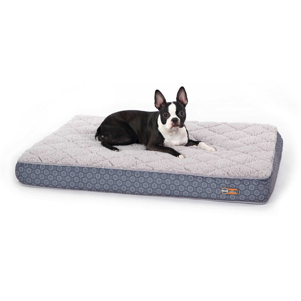 K&H Pet Products Quilt-Top Superior Orthopedic Pet Bed Medium Gray 30" x 40" x 4"-Dog-K&H Pet Products-PetPhenom