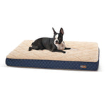 K&H Pet Products Quilt-Top Superior Orthopedic Pet Bed Medium Navy Blue 30" x 40" x 4"-Dog-K&H Pet Products-PetPhenom