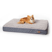 K&H Pet Products Quilt-Top Superior Orthopedic Pet Bed Small Gray 27" x 36" x 4"-Dog-K&H Pet Products-PetPhenom