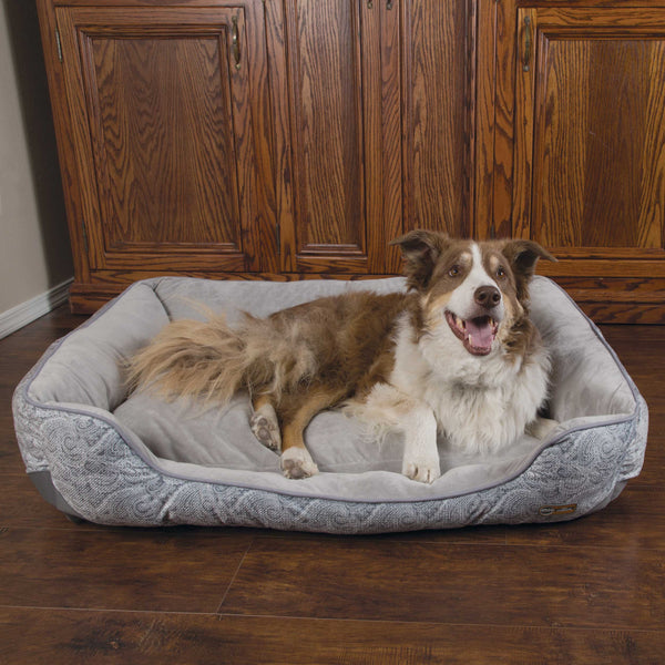 K&H Pet Products Self-Warming Lounge Sleeper Large Gray 32" x 40" x 10"-Dog-K&H Pet Products-PetPhenom