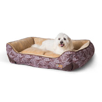 K&H Pet Products Self-Warming Lounge Sleeper Medim Brown 24" x 30" x 9"-Dog-K&H Pet Products-PetPhenom