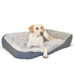 K&H Pet Products Self Warming Lounge Sleeper Square Pet Bed Large Black 32" x 40" x 10"-Dog-K&H Pet Products-PetPhenom