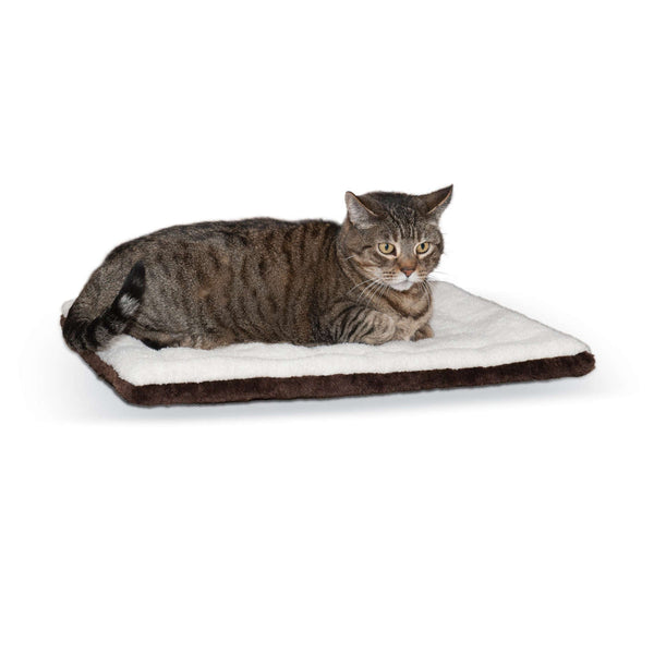 K&H Pet Products Self-warming Pet Pad Oatmeal/Chocolate 21" x 17" x 1"-Dog-K&H Pet Products-PetPhenom