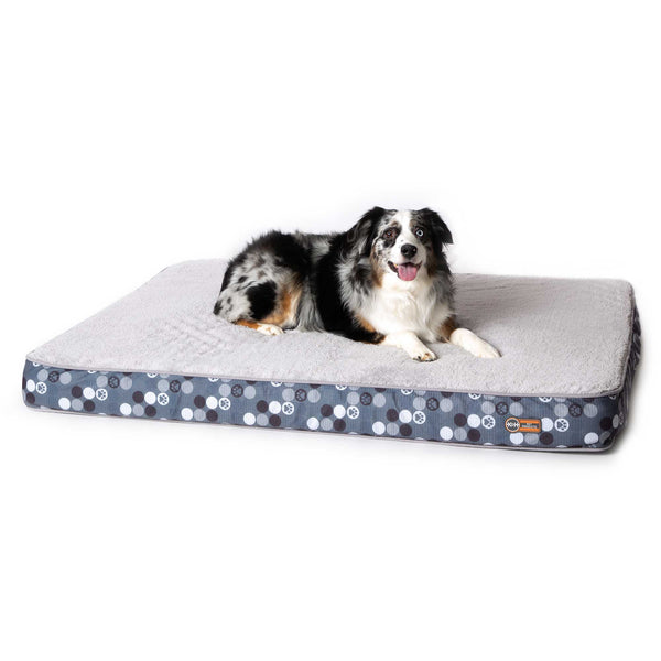K&H Pet Products Superior Orthopedic Dog Bed Large Gray 35" x 46" x 4"-Dog-K&H Pet Products-PetPhenom