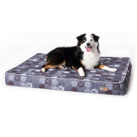 K&H Pet Products Superior Orthopedic Indoor/Outdoor Bed Medium Gray 40" x 30" x 4"-Dog-K&H Pet Products-PetPhenom