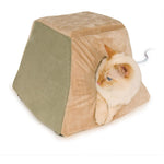 K&H Pet Products Thermo Kitty Cabin Sage 16" x 16" x 13"-Cat-K&H Pet Products-PetPhenom
