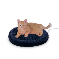 K&H Pet Products Thermo-Kitty Fashion Splash Bed Blue 16" x 16" x 2"-Cat-K&H Pet Products-PetPhenom