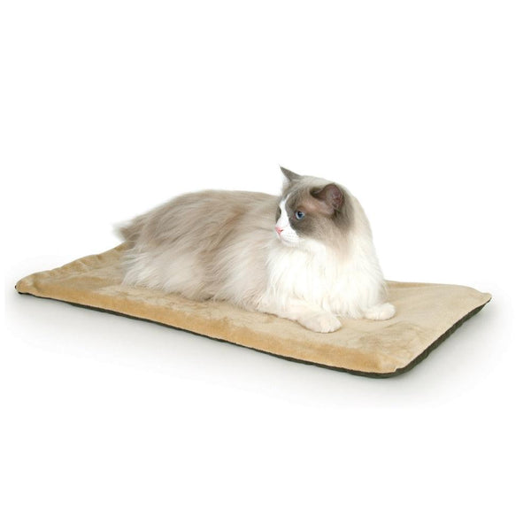 K&H Pet Products Thermo-Kitty Mat Mocha 12.5" x 25" x 0.5"-Cat-K&H Pet Products-PetPhenom