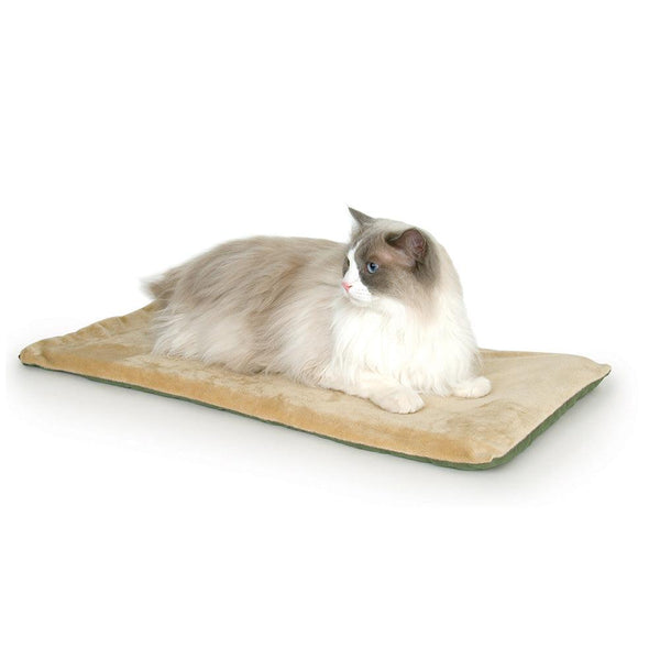 K&H Pet Products Thermo-Kitty Mat Sage 12.5" x 25" x 0.5"-Cat-K&H Pet Products-PetPhenom