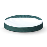 K&H Pet Products Ultra Memory Foam Oval Pet Cuddle Nest Green 13" x 19" x 4"-Cat-K&H Pet Products-PetPhenom