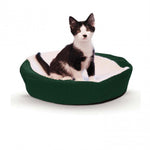 K&H Pet Products Ultra Memory Round Pet Cuddle Nest Green 19" x 19" x 3"-Cat-K&H Pet Products-PetPhenom