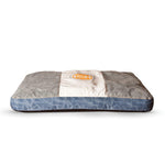K&H Pet Products Vintage Classic Pet Bed Genuine Logo Large Brown / Blue 32" x 48" x 4"-Dog-K&H Pet Products-PetPhenom