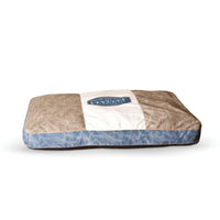 K&H Pet Products Vintage Classic Pet Bed Genuine Logo Large Gray / Blue 32" x 48" x 4"-Dog-K&H Pet Products-PetPhenom