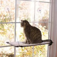 K&H Pet Products Window Lounger Cat Perch Natural 12" x 23" x 14"-Cat-K&H Pet Products-PetPhenom