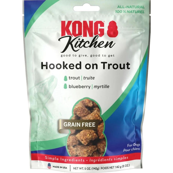 KONG Kitchen Hooked on Trout Dog Treat, 5 oz-Dog-Kong-PetPhenom