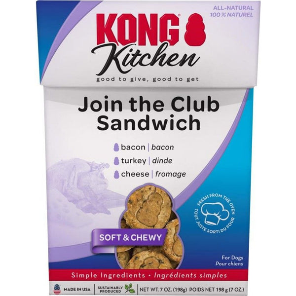 KONG Kitchen Join the Club Sandwich Dog Treat, 7 oz-Dog-Kong-PetPhenom