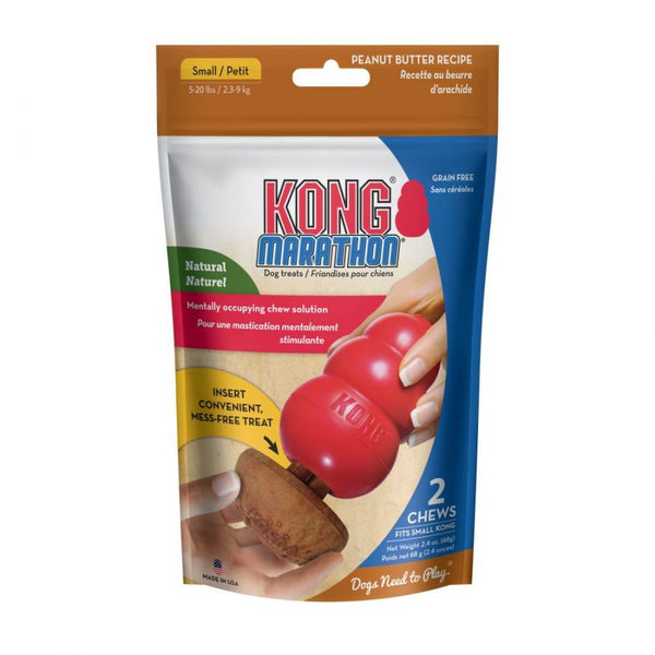 KONG Marathon Peanut Butter Flavored Dog Chew Small, 2 count-Dog-KONG-PetPhenom