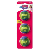 KONG Squeezz Action Ball Blue, Medium - 3 count-Dog-KONG-PetPhenom