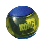 KONG Squeezz Action Ball Blue Medium Dog Toy-Dog-Kong-PetPhenom