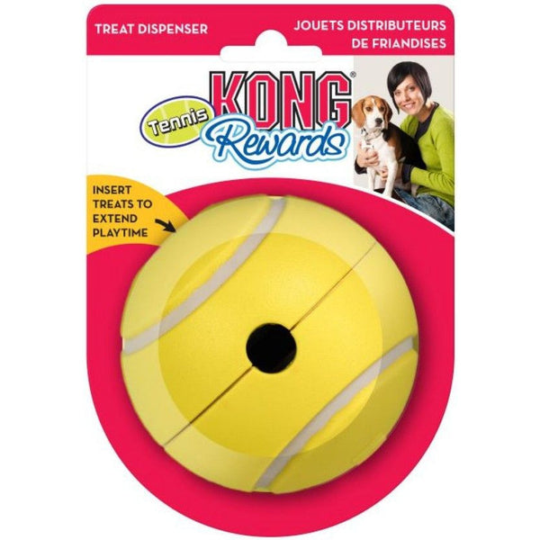 KONG Tennis Rewards Treat Dispenser Large Dog Toy-Dog-Kong-PetPhenom