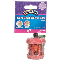 Kaytee Carousel Chew Toy - Apple, 1 Pack - (1.75" Diameter x 2.25" High)-Small Pet-Kaytee-PetPhenom