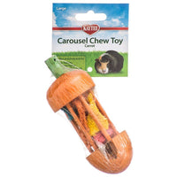 Kaytee Carousel Chew Toy - Carrot, Carrot Chew Toy - (1.75" Diameter x 4.75" High)-Small Pet-Kaytee-PetPhenom