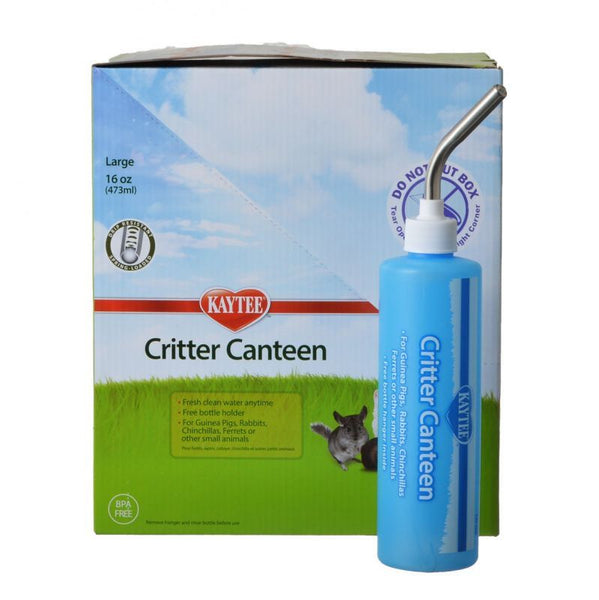 Kaytee Critter Canteen Water Bottle, 16 oz (12 Pack)-Small Pet-Kaytee-PetPhenom