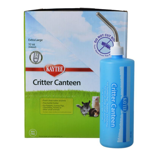Kaytee Critter Canteen Water Bottle, 32 oz (6 Pack)-Small Pet-Kaytee-PetPhenom