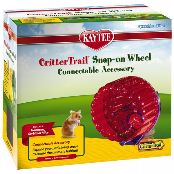 Kaytee CritterTrail Snap-On Comfort Wheel, 1 count-Small Pet-Kaytee-PetPhenom