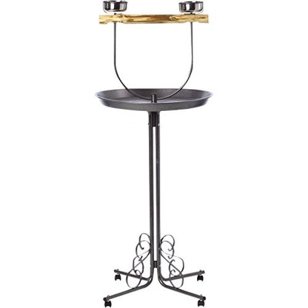 Kaytee EZ Care "T" Bird Stand, Medium - (25"L x 25"W x 53.8"H)-Bird-Kaytee-PetPhenom