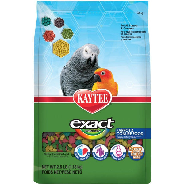 Kaytee Exact Rainbow Daily Diet - Parrot & Conure, 2.5 lbs-Bird-Kaytee-PetPhenom