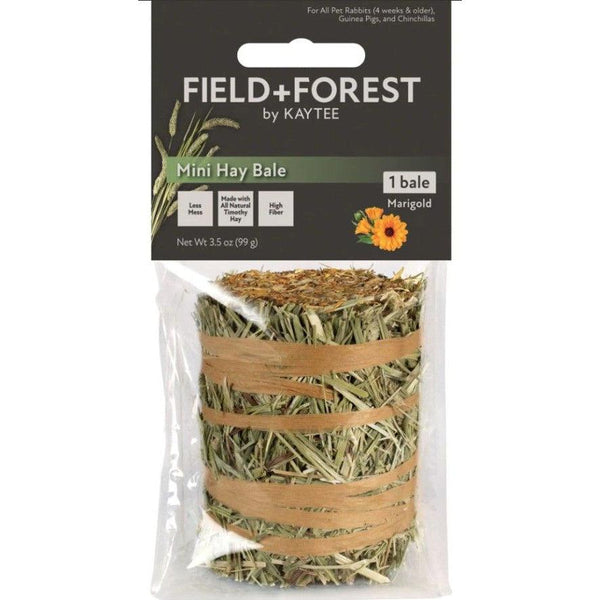 Kaytee Field and Forest Mini Hay Bale Marigold, 1 count-Small Pet-Kaytee-PetPhenom