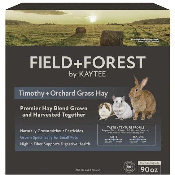 Kaytee Field and Forest Timothy and Orchard Grass Hay Blend, 90 oz-Small Pet-Kaytee-PetPhenom