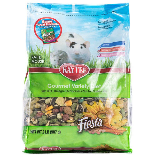 Kaytee Fiesta Mouse & Rat Food, 2 lbs-Small Pet-Kaytee-PetPhenom