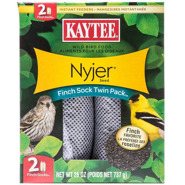 Kaytee Finch Sock Bird Feeder, 26 oz (2 Pack)-Bird-Kaytee-PetPhenom