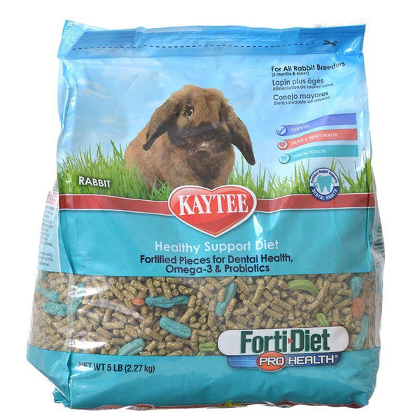 Kaytee Forti-Diet Pro Health Adult Rabbit Food, 5 lbs-Small Pet-Kaytee-PetPhenom