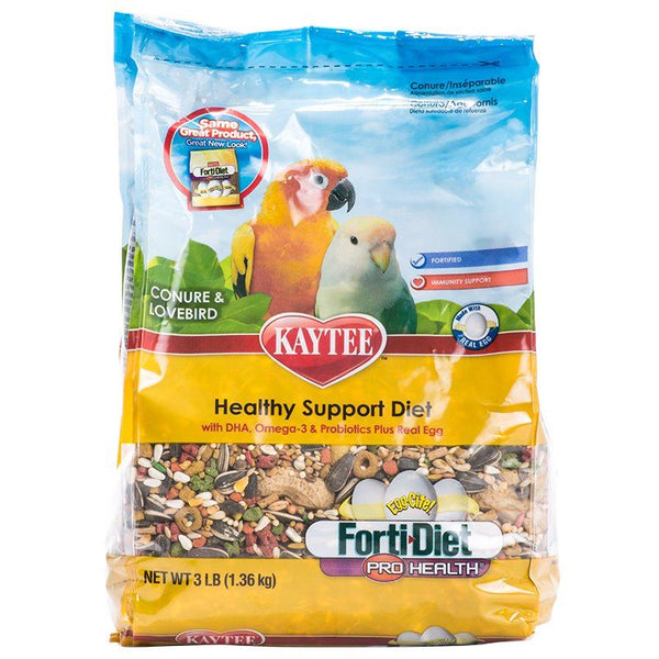 Kaytee Forti-Diet Pro Health Egg-Cite! Conure Food, 3 lbs-Bird-Kaytee-PetPhenom