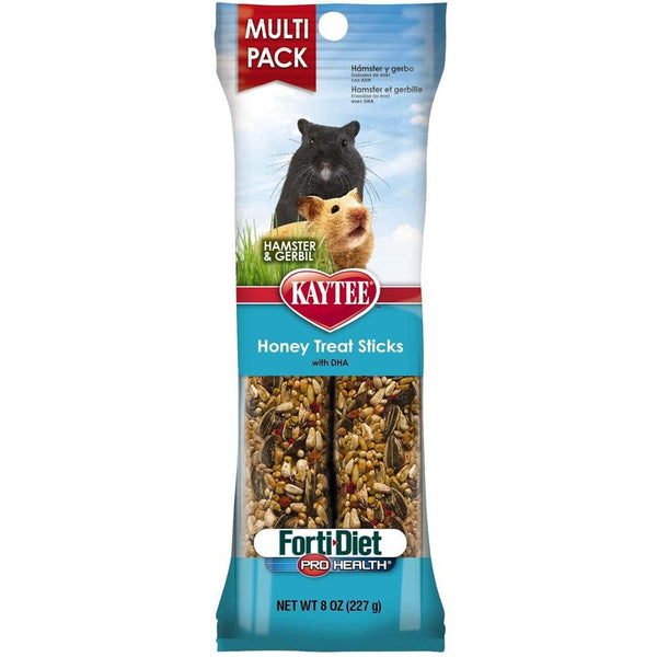 Kaytee Forti-Diet Pro Health Hamster/Gerbil Honey Stick Value 8oz-Small Pet-Kaytee-PetPhenom