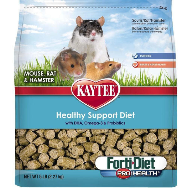 Kaytee Forti-Diet Pro Health Mouse/Rat Food 5lbs.-Small Pet-Kaytee-PetPhenom