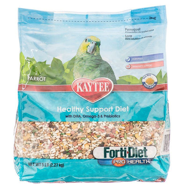 Kaytee Forti-Diet Pro Health Parrot Food with Safflower, 4 lbs-Bird-Kaytee-PetPhenom