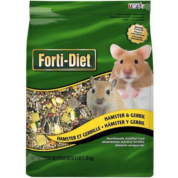 Kaytee Hamster And Gerbil Food Fortified With Vitamins And Minerals For A Daily Diet , 3 lbs-Small Pet-Kaytee-PetPhenom