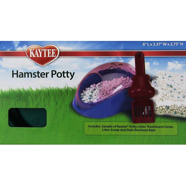 Kaytee Hamster Potty, 5.75"L x 3.5"W x 3.5"H-Small Pet-Kaytee-PetPhenom