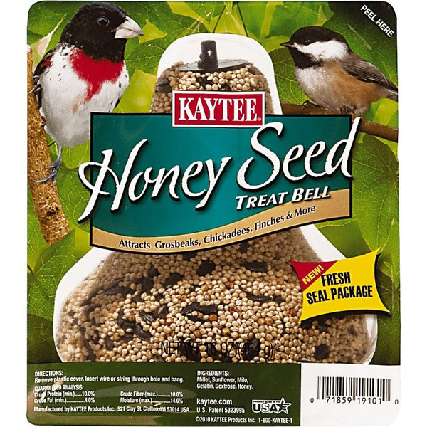 Kaytee Honey Seed Treat Bell, 1 lb-Bird-Kaytee-PetPhenom