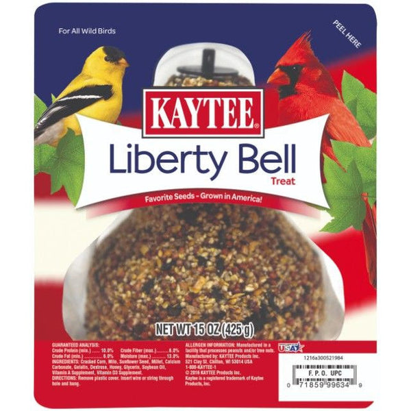 Kaytee Liberty Bell Wild Bird Treat with Favorite Seeds Grown In America For Wild Birds , 15 oz-Bird-Kaytee-PetPhenom