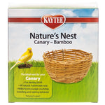 Kaytee Nature's Nest Bamboo Nest - Canary, 1 Pack - (4"W x 2"H)-Bird-Kaytee-PetPhenom